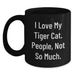Funny Tiger Cat Gifts for Tiger Cat Lovers, Unique Black Coffee Mug from Friends, Christmas Unique Gifts - Main