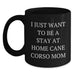 Cute Cane Corso Dog Mom Funny Gifts from Friends to Family Black Coffee Mugs for Birthday - Main