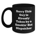 Funny Dispatcher Gifts, Smokin' Hot Birthday Unique Mugs, Gifts for Men from Friends - Main