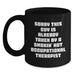 Funny Occupational Therapist Gifts for Men or Women Black Coffee Mug for Christmas Unique Presents from Friends or Family - Main