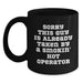 Funny Operator Gifts for Men, Smokin' Hot Operator Christmas Unique Mugs, Black Coffee Mug Gifts from Friends and Family - Main