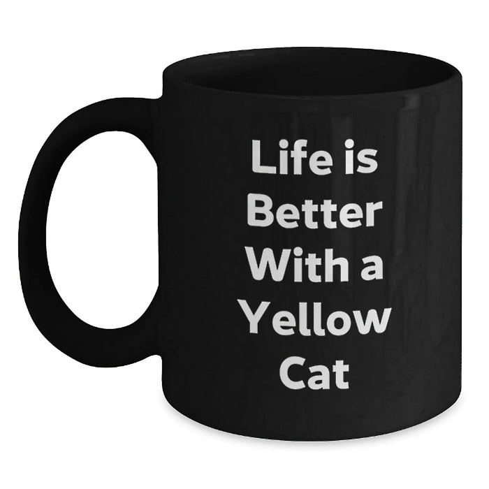 Funny Yellow Cat Gifts from Friends for Yellow Cat Lovers Birthday Unique - Main