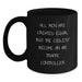 Funny Air Traffic Controller Quotes Gifts for Men - Black Coffee Mug, Air Traffic Controller Humor, Christmas Unique Gifts from Men, Inspirational Coasters and Mugs for Air Traffic Controller Lovers - Main