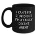 Funny Agent Black Coffee Mugs for Birthday Unique Gifts from Friends to Agent Coworkers - Main