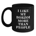 Borzoi Dog Lovers Gifts Funny Quote Coffee Mugs from Friends, Gifts for Borzoi Dog Enthusiasts on Birthday - Main