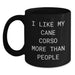 Cute Cane Corso Dog Lovers Gifts Funny Quote Black Coffee Mug Gifts from Friends for Birthday - Main