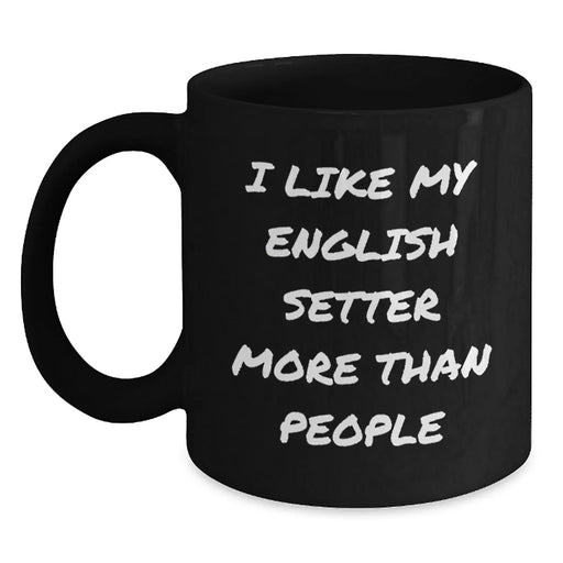 English Setter Dog Lovers Funny Quote Gifts from Family for Birthday Unique Mugs - Main