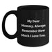 Funny Mommy Gifts from Men or Women, Black Coffee Mug Perfect for Mommy, Christmas Unique Gifts - Main