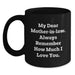 Funny Mom-in-law Gifts for Christmas Unique from Friends, Mom-in-law Inspirational Quote Black Coffee Mug - Main