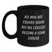 Funny Loan Officer Gifts for Men - 'All Men Are Created Equal But The Coolest Become A Loan Officer' 15oz Black Coffee Mug - Main