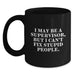 Funny Supervisor Gifts, I May Be A Supervisor But I Cant Fix Stupid People, Black Coffee Mug for Men, Women, Coworkers, Family, Christmas Unique Gifts - Main