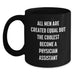 Funny Quote Mugs for Physician Assistants, Gifts from Friends to Physician Assistant Men, Black Coffee Mugs, Inspirational Gifts for Christmas - Main