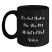 Funny Underwriter Gifts from Family - Cute Black Coffee Mug - Do Not Make Me Use My Underwriter Voice, Underwriter Christmas Unique Gifts, Gifts for Underwriter - Main