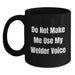 Welder Humor Gifts from Friends and Family - Funny Black Coffee Mug - Do Not Make Me Use My Welder Voice, Birthday Unique Gifts for Men and Women - Main