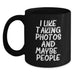 Funny Taking Photos Gifts for Men from Friends - Black Coffee Mug, Unique Christmas Memorable Presents for Taking Photos Lover, 11oz or 15oz - Main