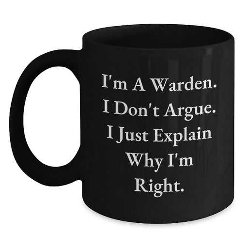 Funny Warden Gifts for Men from Friends at Christmas - Main