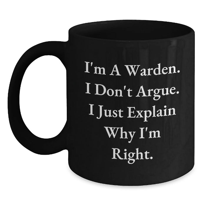 Funny Warden Gifts for Men from Friends at Christmas - Main