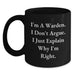 Funny Warden Gifts for Men from Friends at Christmas - Main