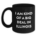 Funny Illinois Gifts from Friends - I Am Kind Of A Prime Selection In Illinois Black Coffee Mug for Illinois Graduation Unique Gifts - Main