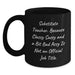 Funny Substitute Teacher Christmas Unique Gifts from Friends and Family - Classy Sassy And A Bit Fearlessy Mug, Black Coffee Mug for Substitute Teacher, Unique Holiday Gift - Main