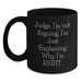 Funny Judge Gifts for Men, Inspirational Judge Mugs, Black Coffee Mug with Christmas Unique Gifts from Friends - Main