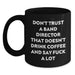 Funny Black Coffee Mugs for Band Directors, Gifts from Friends or Family, Unique Christmas Unique Gifts for Men - Main
