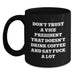 Funny Vice President Gifts for Men, Unique Black Coffee Mug with Don't Trust A Vice President That Doesn't Drink Coffee And Say F--k A Lot, Gifts from Friends to Vice President - Main
