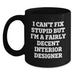 Funny Interior Designer Gifts, Unique Valentine's Unique Black Coffee Mugs for Interior Designers, Gift from Friends - Main