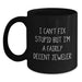 Funny Jeweler Gifts for Men, Joke Mug for Friends, Unique Black Coffee Mug, I 'Can't Fix Stupid But I'm A Fairly Decent Jeweler' Christmas Unique Gifts from Men to Coworkers - Main