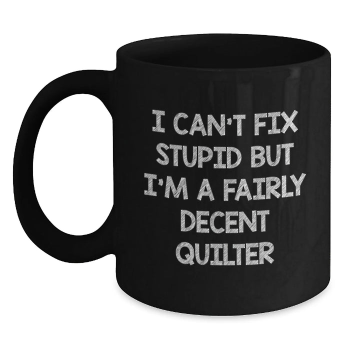 Funny Quilter Gifts for Men Women Friends Family Christmas Unique Quilter Coffee Mugs Gifts from Friends - Main