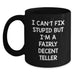 Funny Teller Black Coffee Mugs For Men Women Friends Family - Gifts from Men Women Friends Family - Valentine's Unique Gifts for Teller Lovers - Main