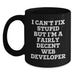 Funny Web Developer Gifts from Men, Unique Black Coffee Mug for Web Developer, Christmas Unique Gifts - Main