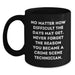 Gifts for Crime Scene Technician, Funny Valentine's, Black Coffee Mug - Never Forget Your Reason, Gifts from Family - Main