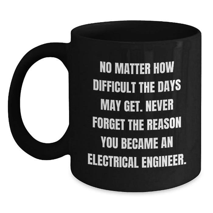 Electrical Engineer Funny Mugs, Valentine's Unique Gifts for Electrical Engineers, Men, Women, Friends from Coworkers, Family - Main