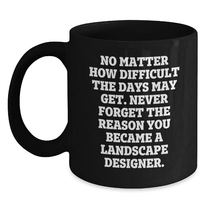 Funny Landscape Designer Gifts for Friends - Christmas Unique Mugs for Landscape Designers from Coworkers - Main