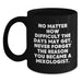 Funny Mixologist Gifts for Men Birthday Unique Black Coffee Mug from Friends - Main