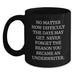 Inspirational Underwriter Black Coffee Mug Funny Gift from Friends for Underwriter Birthday Unique Gifts - Main