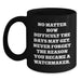 Funny Watchmaker Gifts from Men to Watchmaker Friends on Valentine's - Black Coffee Mug - Main
