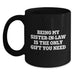 Funny Sister-in-law Gifts from Family - Black Coffee Mug for Sister-in-law - Being My Sister-in-law Is The Only Gift You Need, Gifts for Sister-in-law on Father's Day - Main