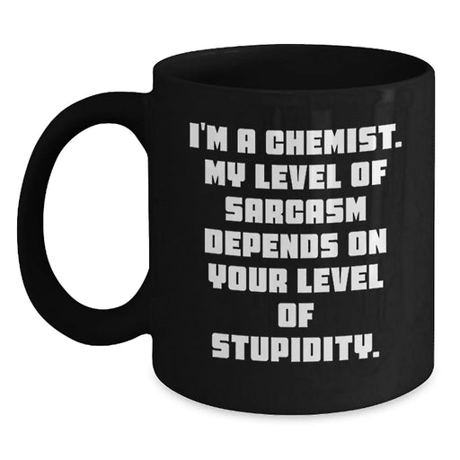 Gifts for Chemists, Funny 'I'm A Chemist' Black Coffee Mugs, Valentine's Unique Gifts from Friends - Main