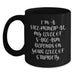 Funny Vice-principal Gifts for Men - I'm A Vice-principal. My Level Of Sarcasm Depends On Your Level Of Stupidity. Black Coffee Mug Valentine's Unique - Main