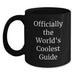 Cool Guide Lover Black Coffee Mug Funny Birthday Unique Gift Gifts from Family to Guide Enthusiast - Main