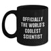 Funny Scientist Black Coffee Mug Gifts from Friends for World's Coolest Scientist Birthday Unique Gifts - Main