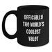 Funny Valet Gifts from Men to Friends - Officially The World's Coolest Valet Black Coffee Mug for Birthday Unique Gifts - Main