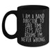 Funny Band Director Gifts for Him - Black Coffee Mug I Am A Band Director - Main