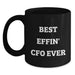 Funny CFO Gifts, Best Effin' Cfo Ever Mugs, Valentine's Unique Gifts from Friends to CFO, Black Coffee Mug for Men, Women, Coworkers, Family - Main