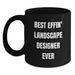 Funny Landscape Designer Coffee Mugs Best Effin' Quotes Gifts from Family to Landscape Designer Christmas Unique Gifts - Main