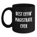 Funny Magistrate Gifts for Men, Best Effin' Magistrate Ever Black Coffee Mug, Father's Day Unique Gifts from Family - Main