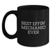 Funny Mechanic Gifts for Men from Friends, Best Effin' Mechanic Ever Christmas Unique Mugs, Black Coffee Mug - Main