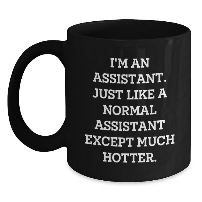 Funny Assistant Black Coffee Mugs Gifts from Men to Coworkers for Christmas Unique Ideas - Main
